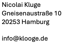 Kontaktdaten der verantwortlichen Stelle